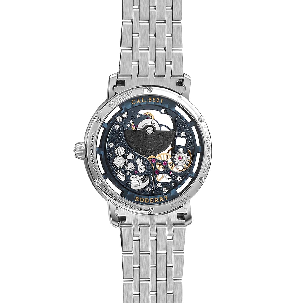 ELITE II - Engraved Micro-rotor Watch | Blue