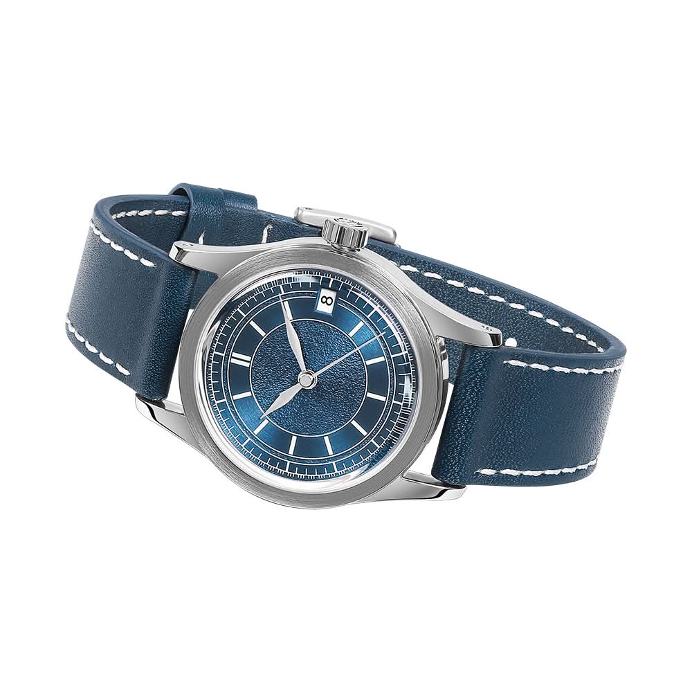 HOU - 80-Hour Power Reserve Vintage Automatic Watch | Blue