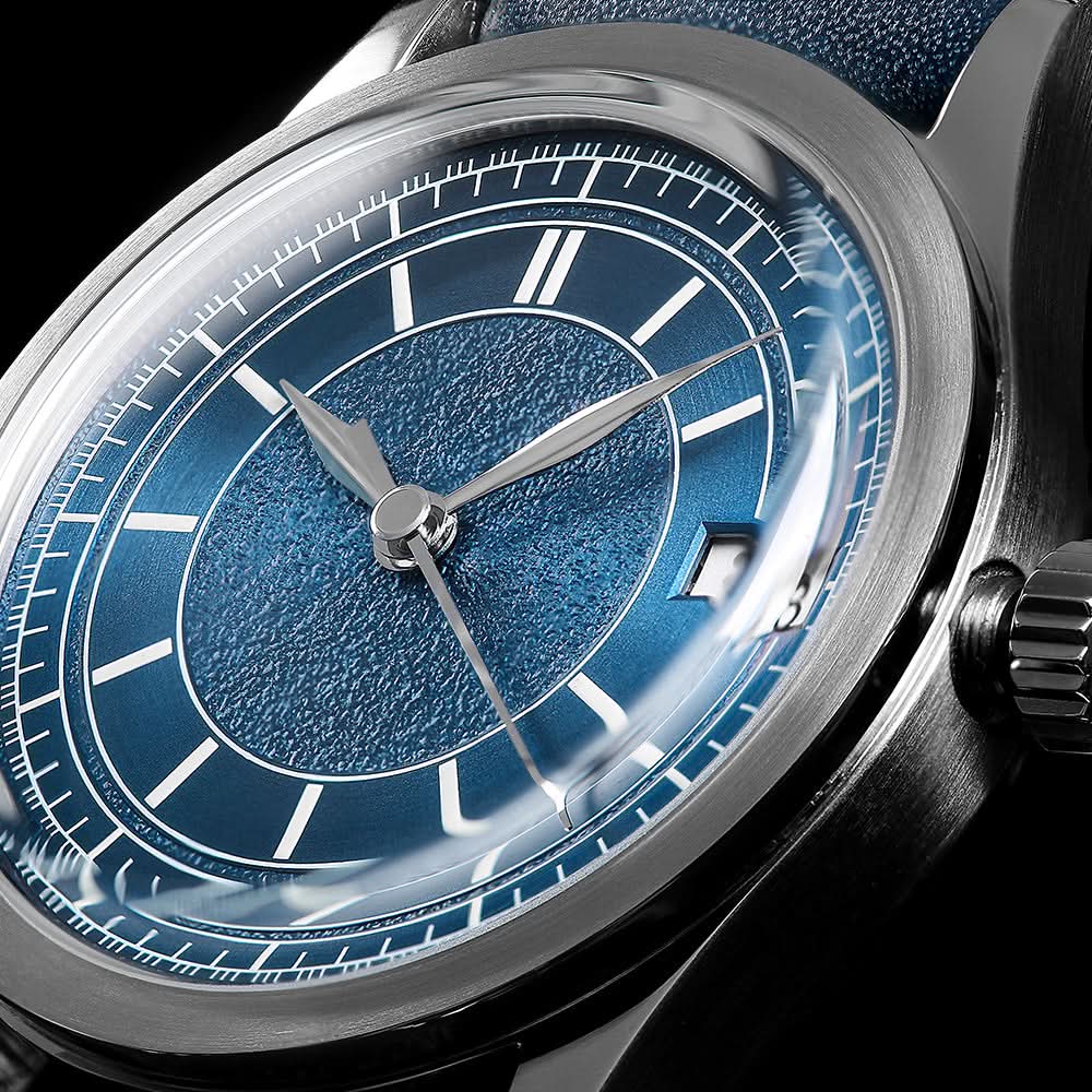 HOU - 80-Hour Power Reserve Vintage Automatic Watch | Blue