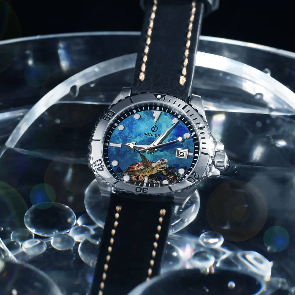 SEATURTLE.OCEAN(TITANIUM) - Automatic Titanium Diver Watch | SeaTurtle Limited Edition[150]